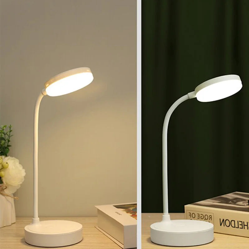 LED Table Desk Lamp - Rechargeable + Adjustable - BnBeeSupplies