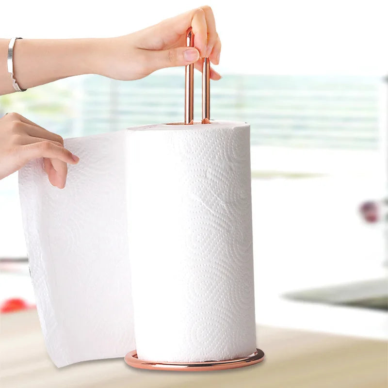 Sleek Stainless Steel Paper Towel Holder - BnBeeSupplies