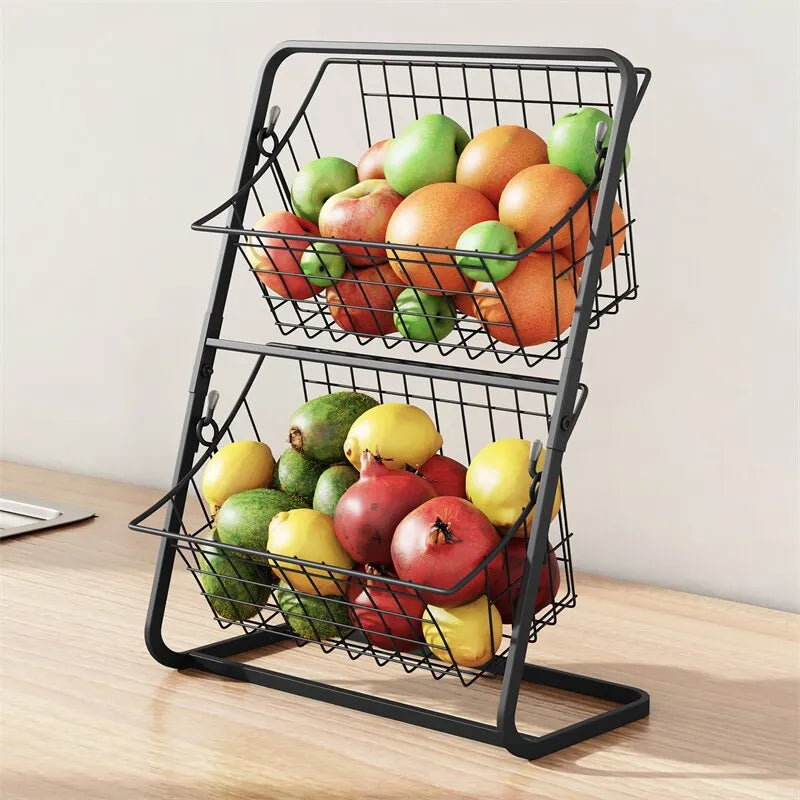 Double Layer Kitchen Organizer Shelf - BnBeeSupplies